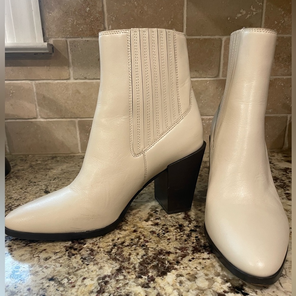 Rag & Bone Rover High Boot in Antique White Leather